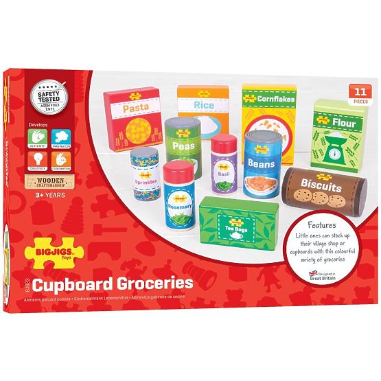 Bigjigs Toys Tartós élelmiszerek készlete