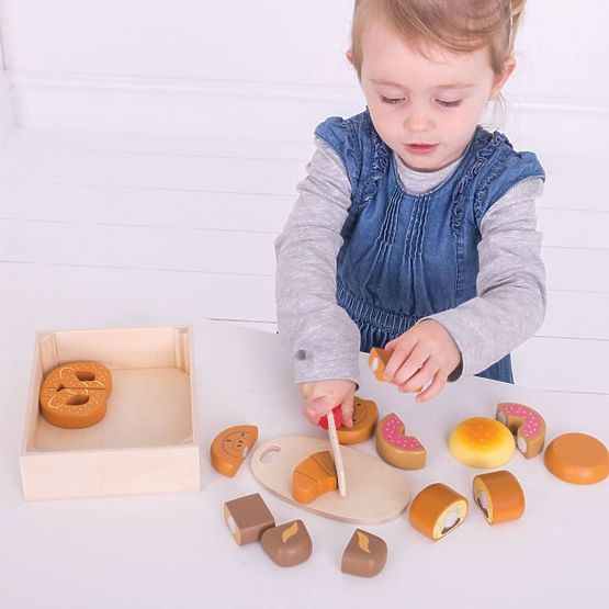 Bigjigs Toys Tésztaszeletelés dobozban