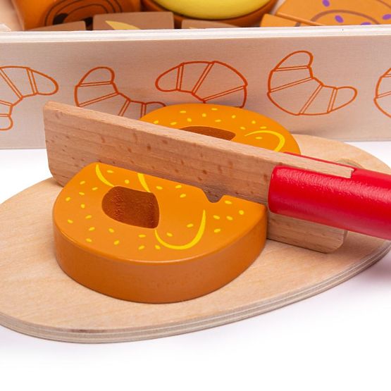 Bigjigs Toys Tésztaszeletelés dobozban