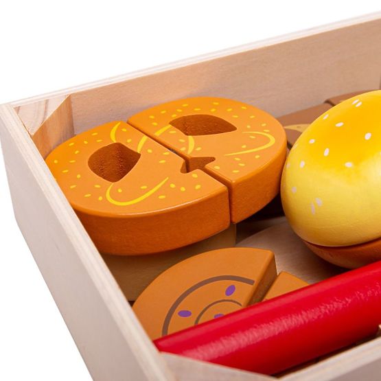 Bigjigs Toys Tésztaszeletelés dobozban