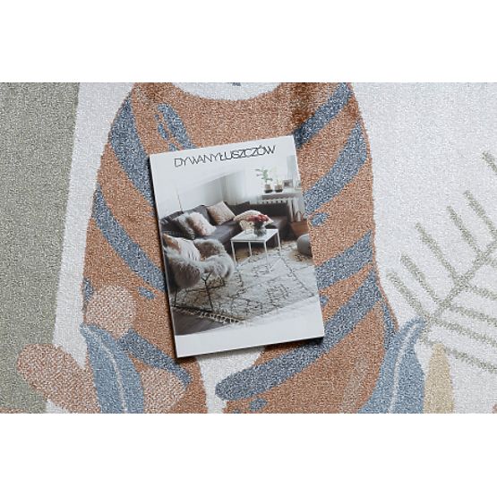 BONO 8426 Jungle szőnyeg, vadállatok krém / sötét arany