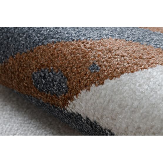 BONO 8426 Jungle szőnyeg, vadállatok krém / sötét arany