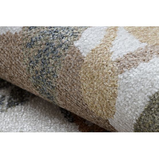 BONO 8426 szőnyeg kör Jungle, vadállatok krém / sötét arany