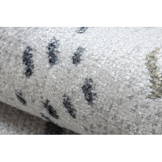 BONO 8436 szőnyeg kör Auta, utcák krém / világosszürke