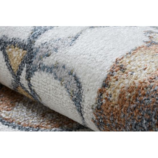 BONO 9614 szőnyeg kör Medve, lufik krémszín / világosszürke