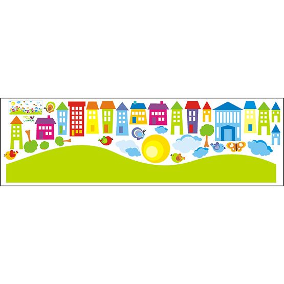 Bordűr - házikók - 0,5m2