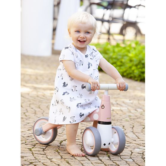 Bounce Mini - rózsaszín  fehér ruhák pöttyös