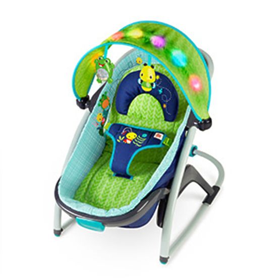 Bright Starts Light Up Lagoon Rocker Napper babahintaszék