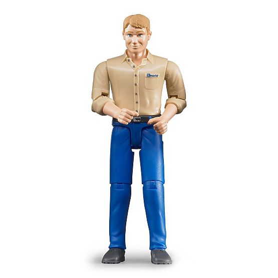 Bruder BWORLD Figura férfi kék nadrágban