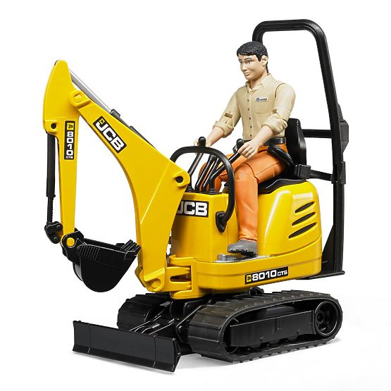 Bruder BWORLD JCB mikro kotrógép figurával