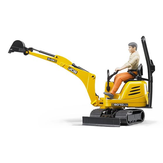 Bruder BWORLD JCB mikro kotrógép figurával