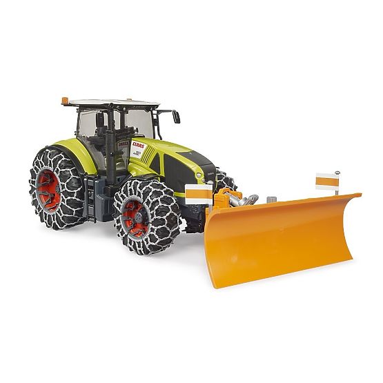 Bruder Claas Axion 950 hóláncokkal és tolólappal