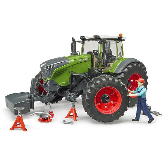 Bruder Fendt 1050 Vario traktor szerelővel és műhelyszerszámokkal 1:16