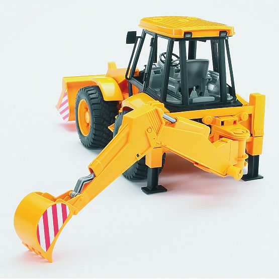 Bruder JCB traktor homlokrakodóval és kotrógéppel