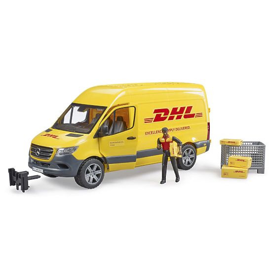 Bruder Mercedes-Benz Sprinter DHL sofőrrel