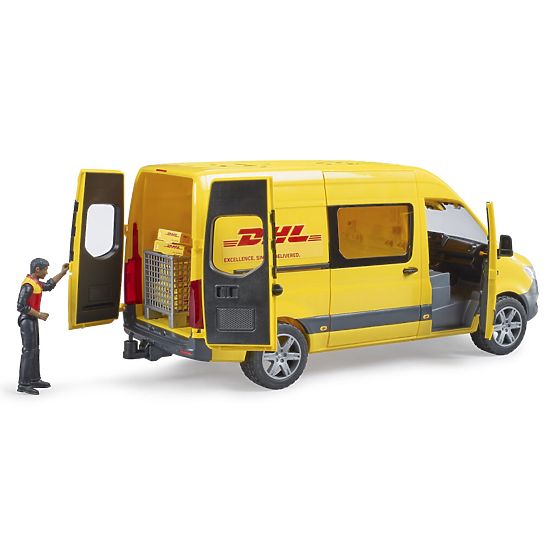 Bruder Mercedes-Benz Sprinter DHL sofőrrel