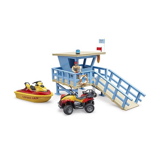 Bruder Partiőrtorony quad, jetski és életmentővel