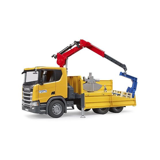 Bruder Scania teherautó daruval