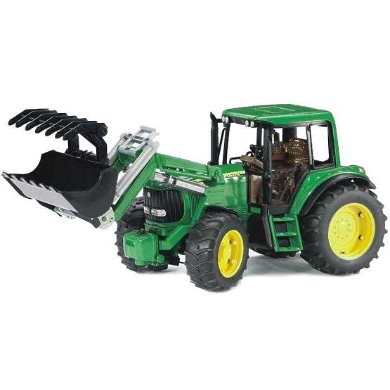 Bruder Traktor JOHN DEERE 6920 homlokrakodóval