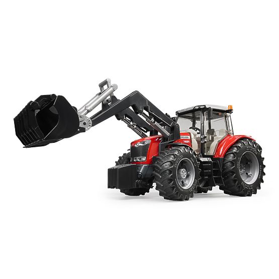 Bruder Traktor MASSEY FERGUSON 7624 homlokrakodóval