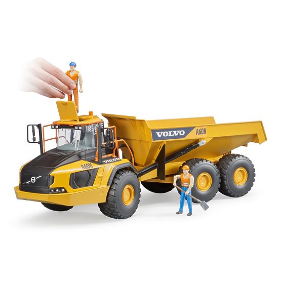 Bruder Volvo A60H csuklós dömper 1:16 méretarányban