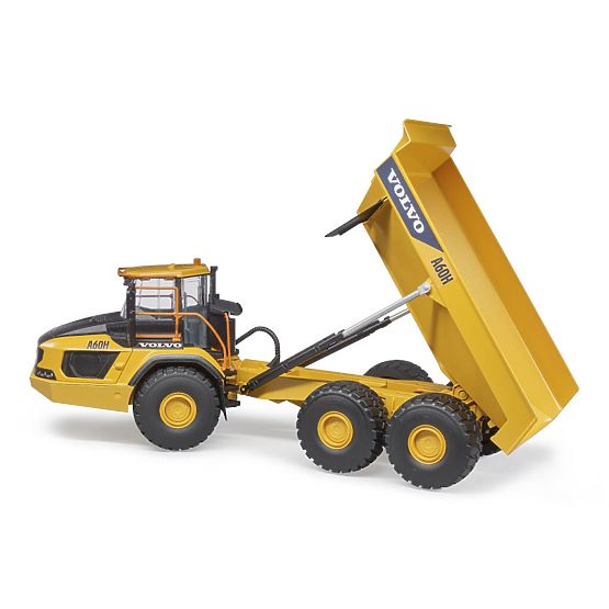 Bruder Volvo A60H csuklós dömper 1:16 méretarányban