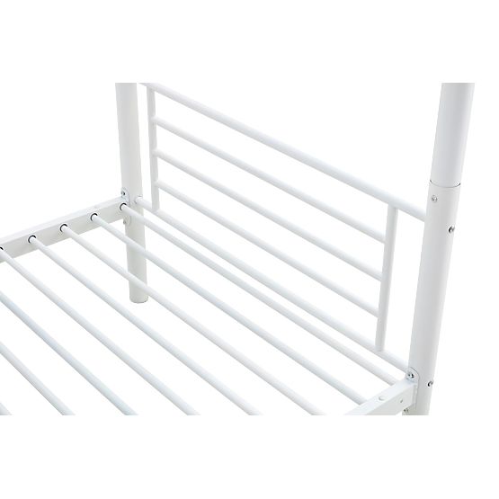 Fém emeletes ágy BUNKY 200x90 cm - fehér