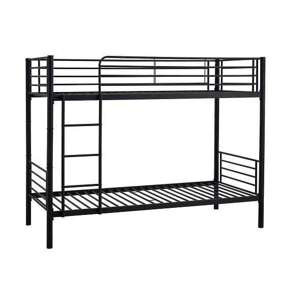 Kétszintes fém ágy BUNKY 200x90 cm - fekete