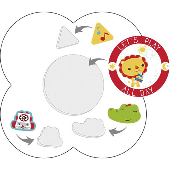 Childrens asztal  széklet Fisher Price