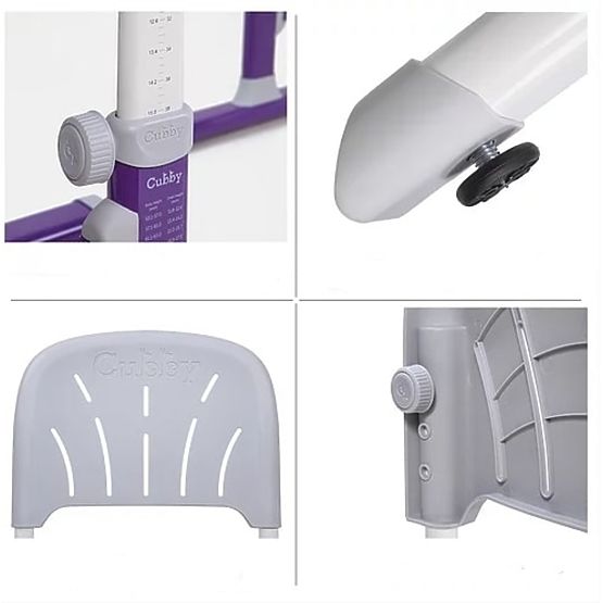 Childrens írás asztal + szék Cubby Lupin - lila