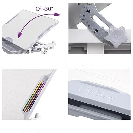 Childrens írás asztal + szék Cubby Lupin - lila