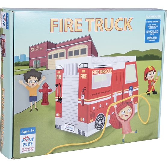 Childrens játék ház tűzoltó kocsi