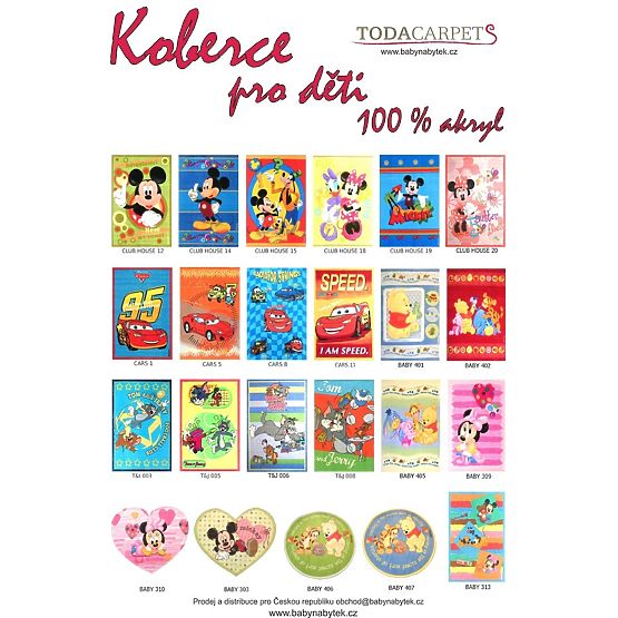 Childrens szőnyeg Disney Baby 309