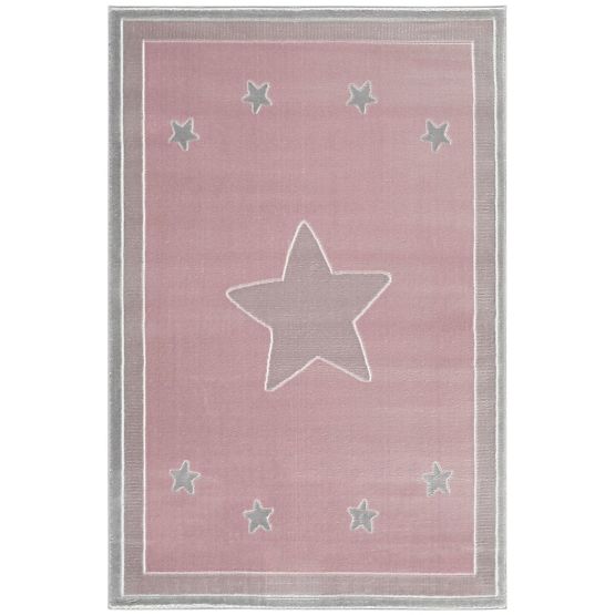 Childrens szőnyeg Princess Star- rózsaszín