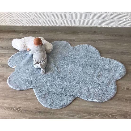 Childrens szőnyeg puffadt Dream Blue