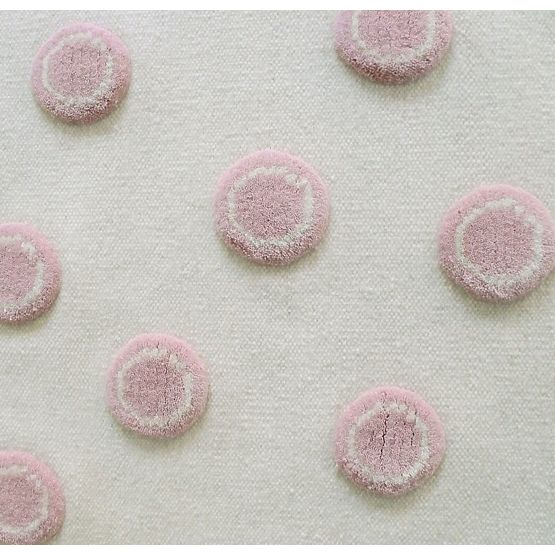 Childrens szőnyeg Ring - krémes rózsaszín