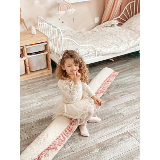 Childrens szőnyeg Ring - krémes rózsaszín