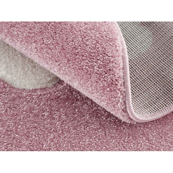 Childrens szőnyeg Sky Cloud - rózsaszín