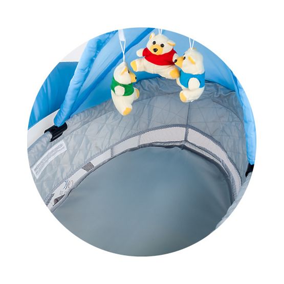 CHIPOLINO utazóágy Twin Stars