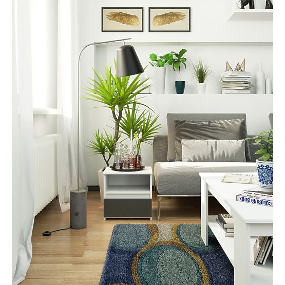 CL1 PK KOMÓD FEHÉR / GRAFIT SZÜRKE