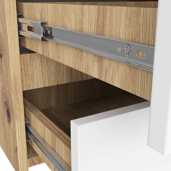 CL100 6SZ PK KOMÓD ARTISAN TÖLGY / FEHÉR