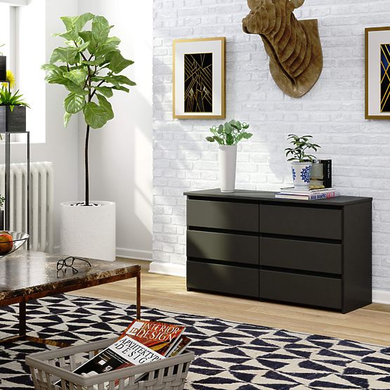 CL100 6SZ PK SZÜRKE KOMÓD