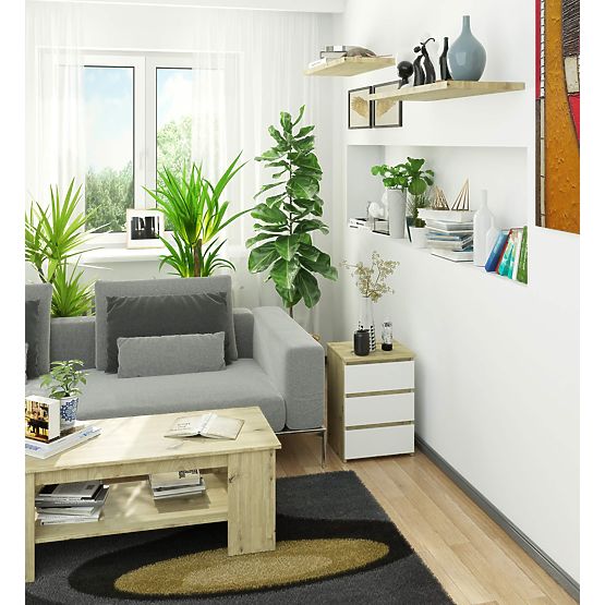 CL3/40 KOMÓD ARTISAN TÖLGY / FEHÉR