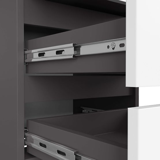 CL3/40 KOMÓD GRAFIT SZÜRKE / FEHÉR