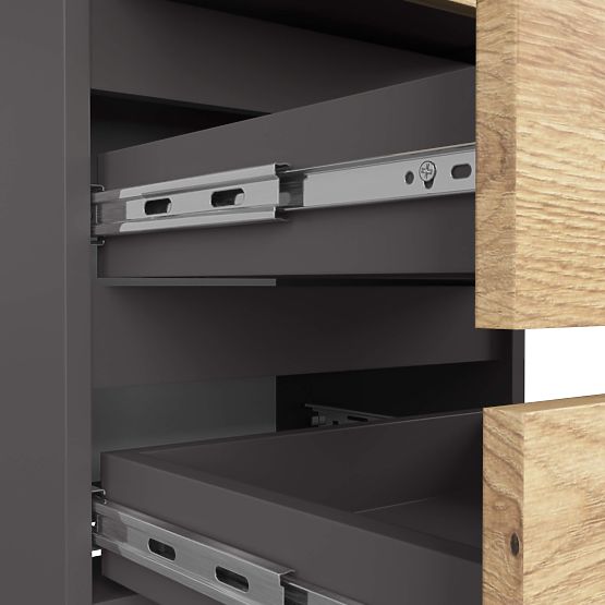 CL3/40 PK KOMÓD GRAFIT SZÜRKE / ARTISAN TÖLGY