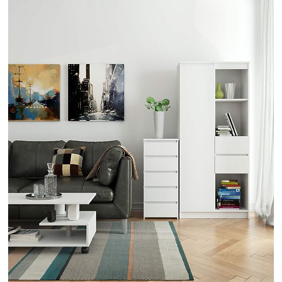 CL5 PK FEHÉR KOMÓD