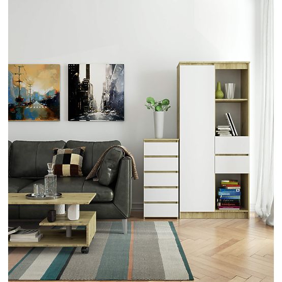 CL5 PK KOMÓD ARTISAN TÖLGY / FEHÉR