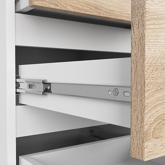 CL5 PK KOMÓD FEHÉR / SONOMA TÖLGY