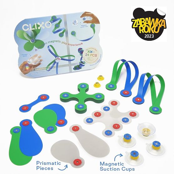 Clixo Grip and Stick, prizmatikus elemekkel ellátott készlet