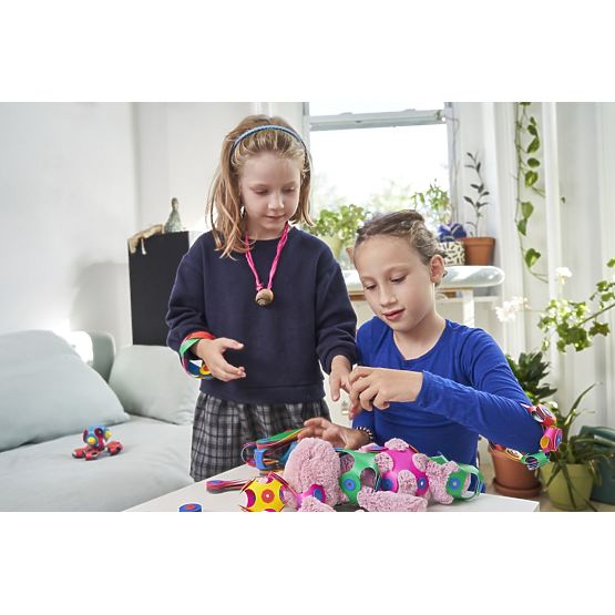 Clixo Super Rainbow mágneses kockák, 60 elem
